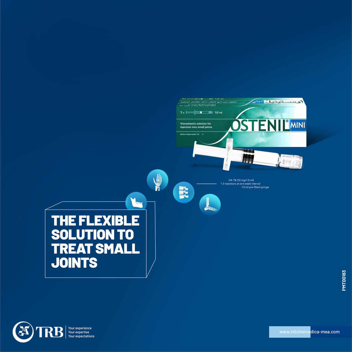 trb_mea's tweet photo. #OSTENIL® MINI: pre-filled syringe to relieve pain induced by osteoarthritis. Effective, safe, and well-tolerated.
Visit https://t.co/pjUfS4l2Zv to learn more.
#TRBCare #WeCare #TRB #Ophthalmology #Dryeye #Rheumatology https://t.co/0I1MHUAss0