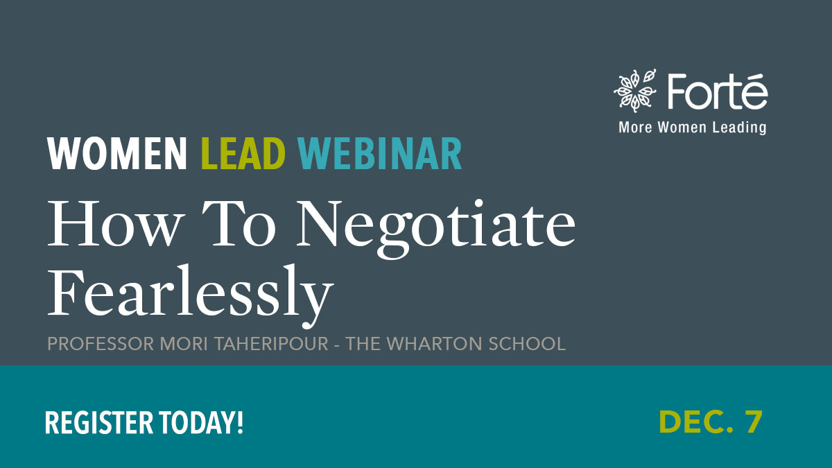 fortefoundation's tweet photo. Do you need some help when it comes to negotiating confidently? Get expert guidance in tomorrow’s Women Lead webinar: “How to Negotiate Fearlessly,” presented by globally recognized negotiation expert @MoriTaheripour Register today! #MoreWomenLeading https://t.co/0T1vX5ndeD https://t.co/oz0vPHDeZx