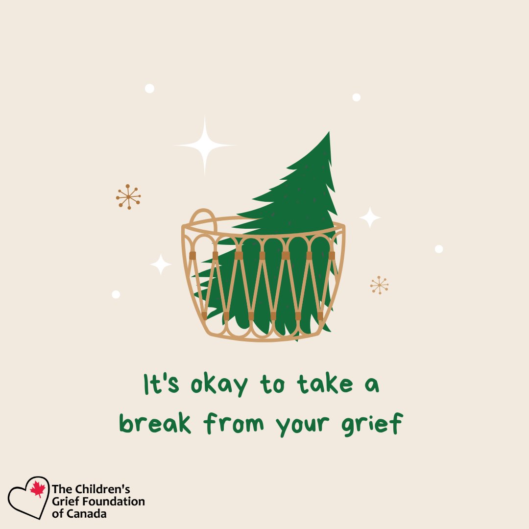 TheCGFC's tweet photo. A little reminder that it's okay to engage in activities such as celebrating or enjoying part of the holidays, while grieving. You aren't betraying your loved one. Grief can co-exist with the holidays. https://t.co/GajYSS6VyN