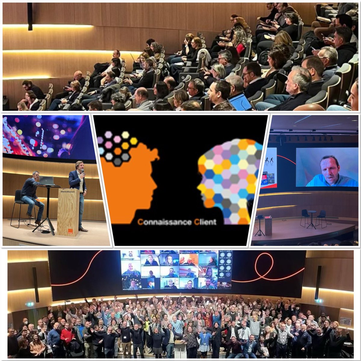 alexistrichet's tweet photo. De l’expertise, de l’énergie, des rencontres. Ravi d’avoir pu rassembler toute la communauté #ConnaissanceClient et #Data @Orange à #Bridge ce 5 décembre. Fier de tout ce qui a été réalisé depuis 2018, merci ! #clientaucentre #cccd @laetitia_orsini https://t.co/bIc50ntdtK