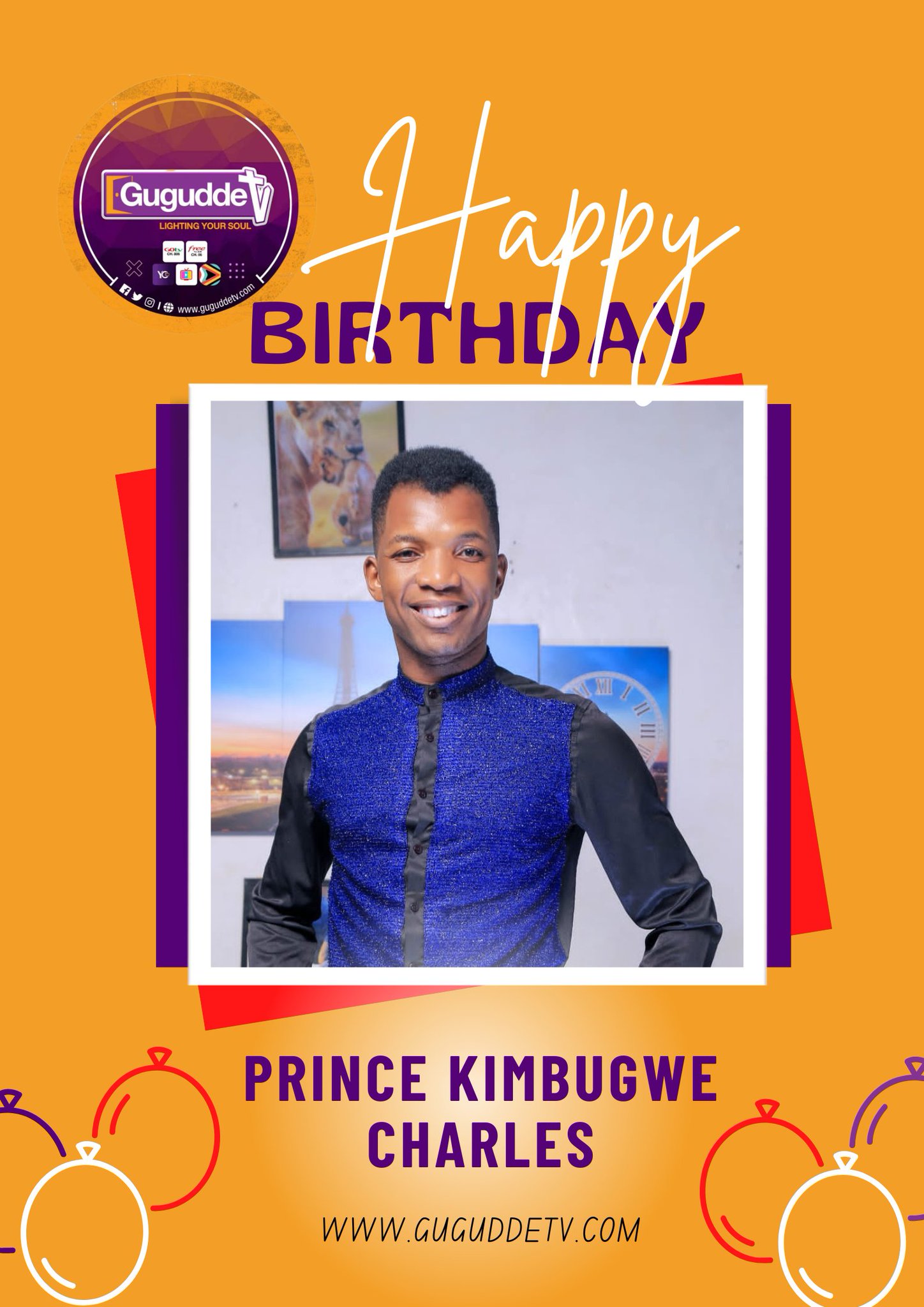 Today we celebrate Prince Charles Kimbugwe. Happy birthday! 