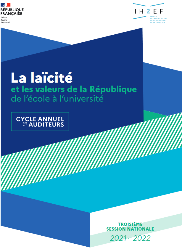 Assistez en présentiel ou en visio à la Table ronde "La #laïcité et les valeurs de la République, de l’école à l’université", autour du rapport des auditeurs @ih2ef . #Formation
Mardi 13 déc. 22 à 18h à l'IFE 
Sur inscription : forms.gle/37dFTiGcTdFSHa…