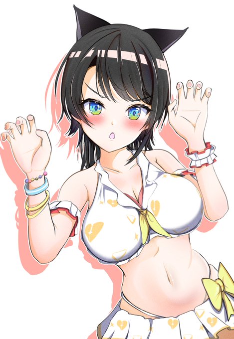 #プロテインザスバル
人権失ってもらった上にウルフカットにしました。 