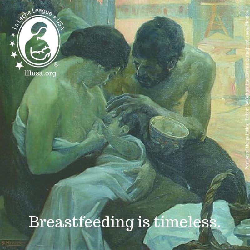 Labor can mean hard work. Labor can also mean economically important. Breastfeeding is both. 
#breastfeedingistimeless 

Portion of the painting "Labor" by Saturnino Herrán Guinchard, 1909, Mexico.
