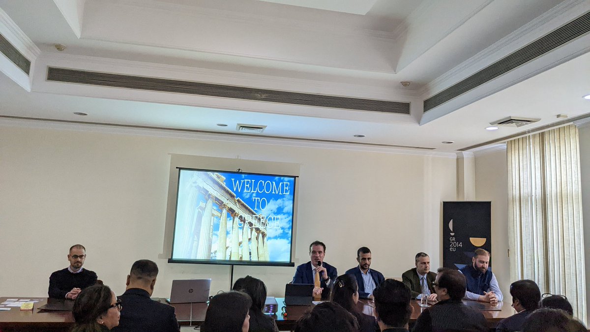 indiaoutbound's tweet photo. #OTOAI in association with the Embassy of #Greece organised a presentation on Corinthian Riviera and best places to visit in Greece for Indian tour operators. #IO  @OTOAI_India @VisitGreecegr https://t.co/o559VV5fJv