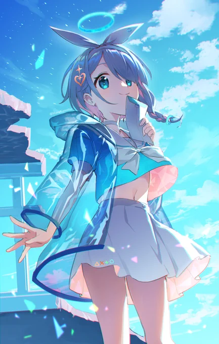 アロナでした!#今年も残りわずかなので今年一番伸びた絵を貼る見た絵描きさんも強制でやる 