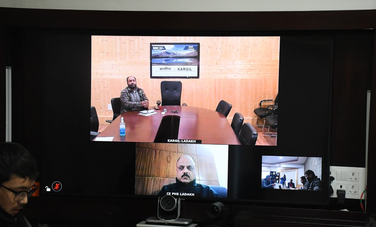 DIPR_Leh's tweet photo. To develop capacity in Operation & Maintenance of @jaljeevan_ schemes, #Ladakh Admin to train daily wagers in Plumbing, Pump operation & Electrical work from @QualityCouncil of #India.
Comm/Secy, PHE @sahuajeet reviews the progress of works of #JalJeevanMission in Ladakh. https://t.co/1vN9s8h8KT