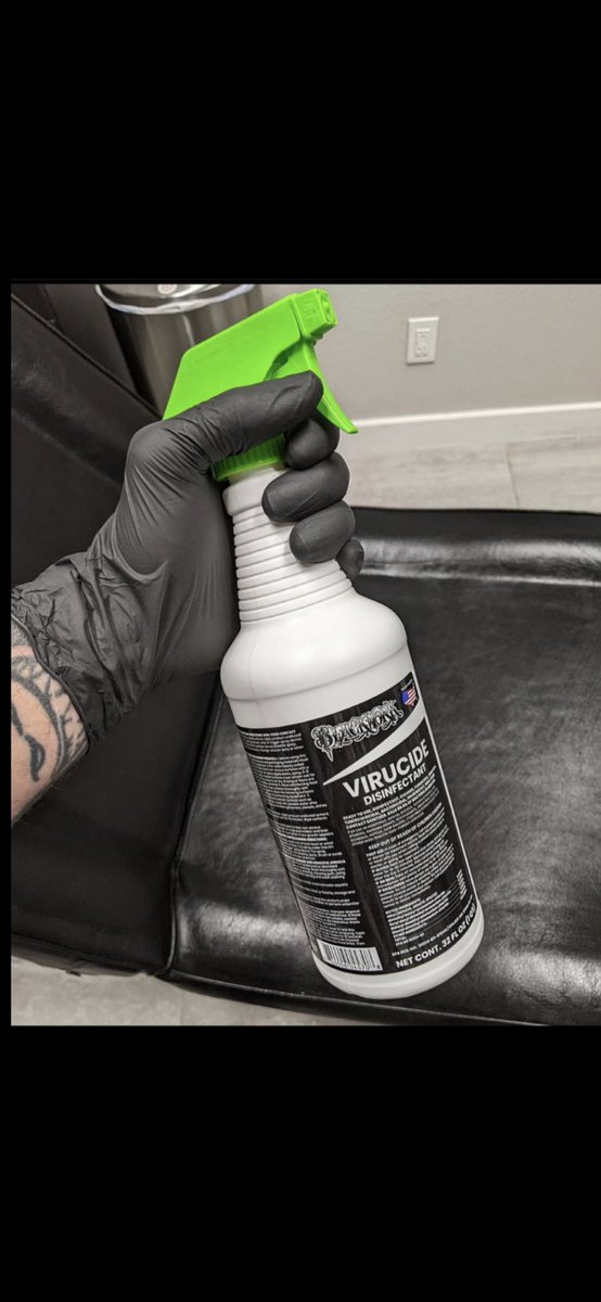Blackwork Virucide available Blackworksupply.com #blackworkgloves #blackwork #blackworksupply #tattoosupplies #tattoosupply