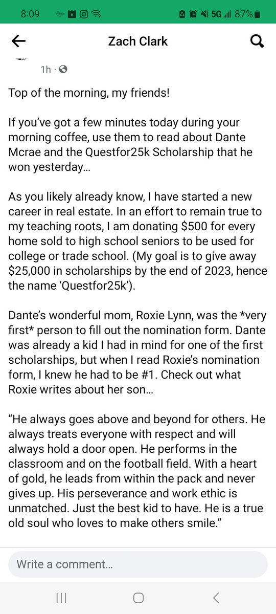 So blessed! So proud of this kid!!! Sky is the limit! Love you so much!!!