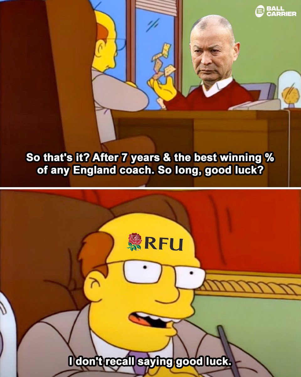 Oh to have been a fly on the wall for that final meeting between Eddie Jones &amp; the RFU 👀