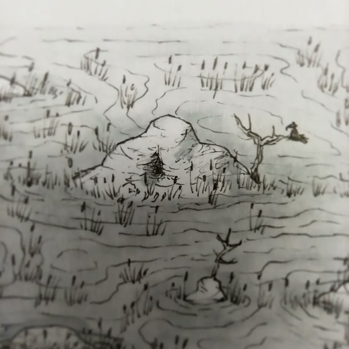 jogbrogzin's tweet image. Final map for the Hellsgarde adventure (part of Black God's Kiss box set from @BlazingWorlds, based on the stories by CL Moore). This is the most amount of swamp I've done for a map... I knew I should have worn swamp boots!

#swamp #dndmap #castlemap #rpgmap #dnd #rpg #dnd5e