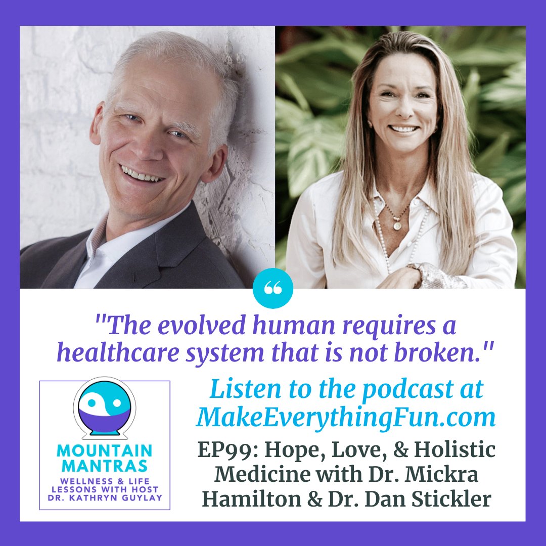 Learn more about Hope, Love, &amp; Holistic Medicine in my interview with Dr. Hamilton &amp; Dr. Stickler: makeeverythingfun.com/radio/e099-ham…

#podcast #makeeverythingfun #mountainmantras #holisticmedicine #apeiron