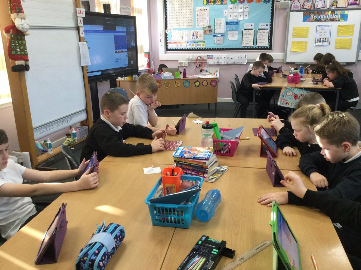 chapelhallPS's tweet photo. Primary 5 are enjoying the live code along lesson this afternoon @NLDigitalSchool #NLCodeAlongs https://t.co/6Q3uN7UCmM