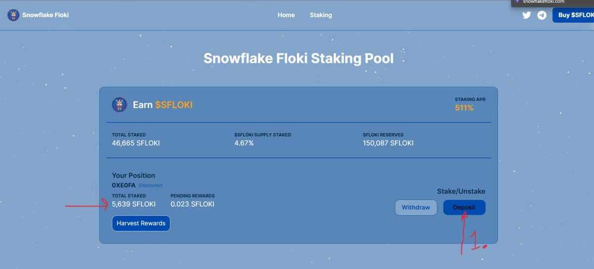SnowflakeFloki's tweet image. ❄️🔥❄️ Staking is now live everyone!! You can go ahead and stake you tokens for an APY% over 500 right now. #SnowflakeFloki #BSC #Staking #DeFi #Floki 

snowflakefloki.com/staking