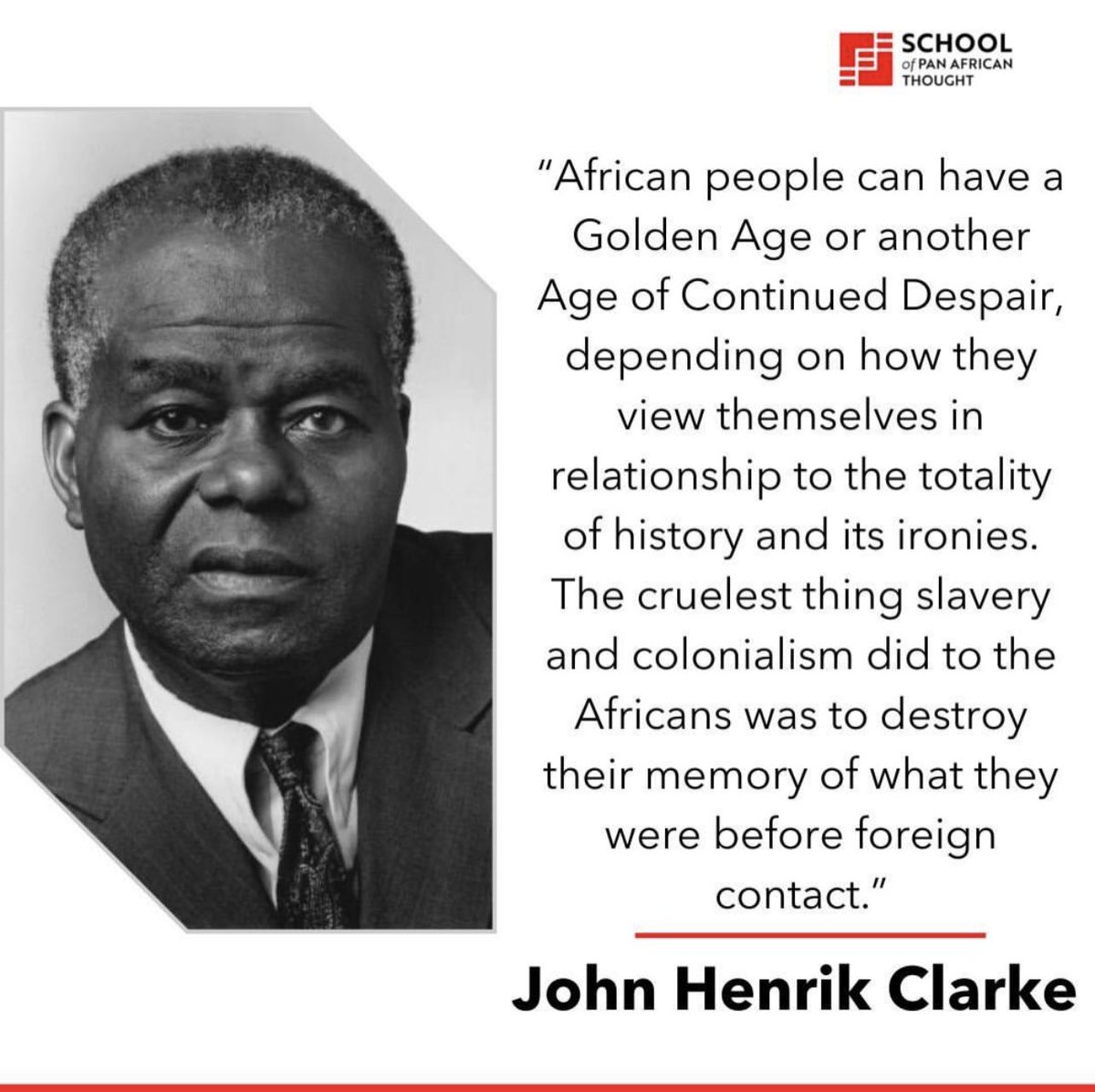 📌

John Henrik Clarke #quotes 

#africanculture #africanspirituality #africanconsciousness #blackconsciousness #panafricanism #panafrican