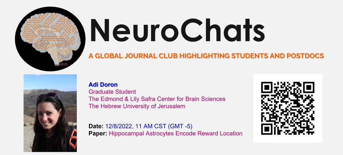 Lyda Hill Department of Bioinformatics (@lhbioinf_utsw) on Twitter photo Join us and <a href="/UTSWBrain/">UT Southwestern O'Donnell Brain Institute</a> as we host our next #NeuroChat on 12/8, 11a GMT-5!
Speaker: <a href="/AdiDoron/">Adi Doron</a>, #GradStudent from <a href="/ELSCbrain/">ELSC Brain</a>
Abstract: u-hackmed.org/neurochats-fea…
#Astrocytes #RewardPathways #Hippocampus #NeuroInformatics #Bioinformatics #ComputationalBiology Join us and <a href="/UTSWBrain/">UT Southwestern O'Donnell Brain Institute</a> as we host our next #NeuroChat on 12/8, 11a GMT-5!
Speaker: <a href="/AdiDoron/">Adi Doron</a>, #GradStudent from <a href="/ELSCbrain/">ELSC Brain</a>
Abstract: u-hackmed.org/neurochats-fea…
#Astrocytes #RewardPathways #Hippocampus #NeuroInformatics #Bioinformatics #ComputationalBiology