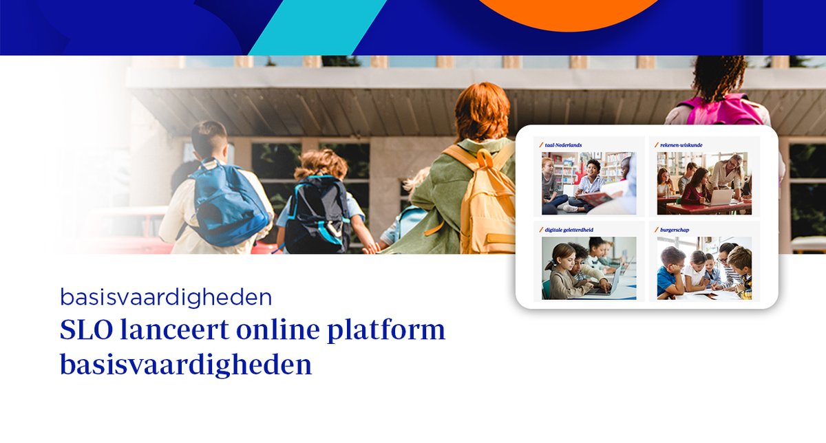 SLO lanceert online platform basisvaardigheden met handreikingen en adviezen om de basisvaardigheden van leerlingen te versterken.

slo.nl/basisvaardighe…
 
#basisvaardigheden #taal #rekenen #wiskunde #digitalegeletterdheid #burgerschap