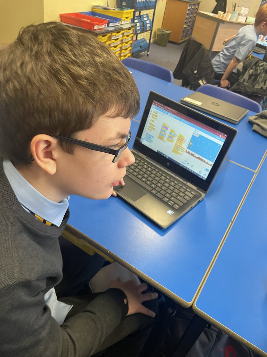 StMarysSeafar's tweet photo. P5/6 are loving taking part in the Rooftop Elf Run as part of Digi Week 🎅🏼💻 @NLDigitalSchool #NLCodeAlongs https://t.co/tMTJ1MrQVD