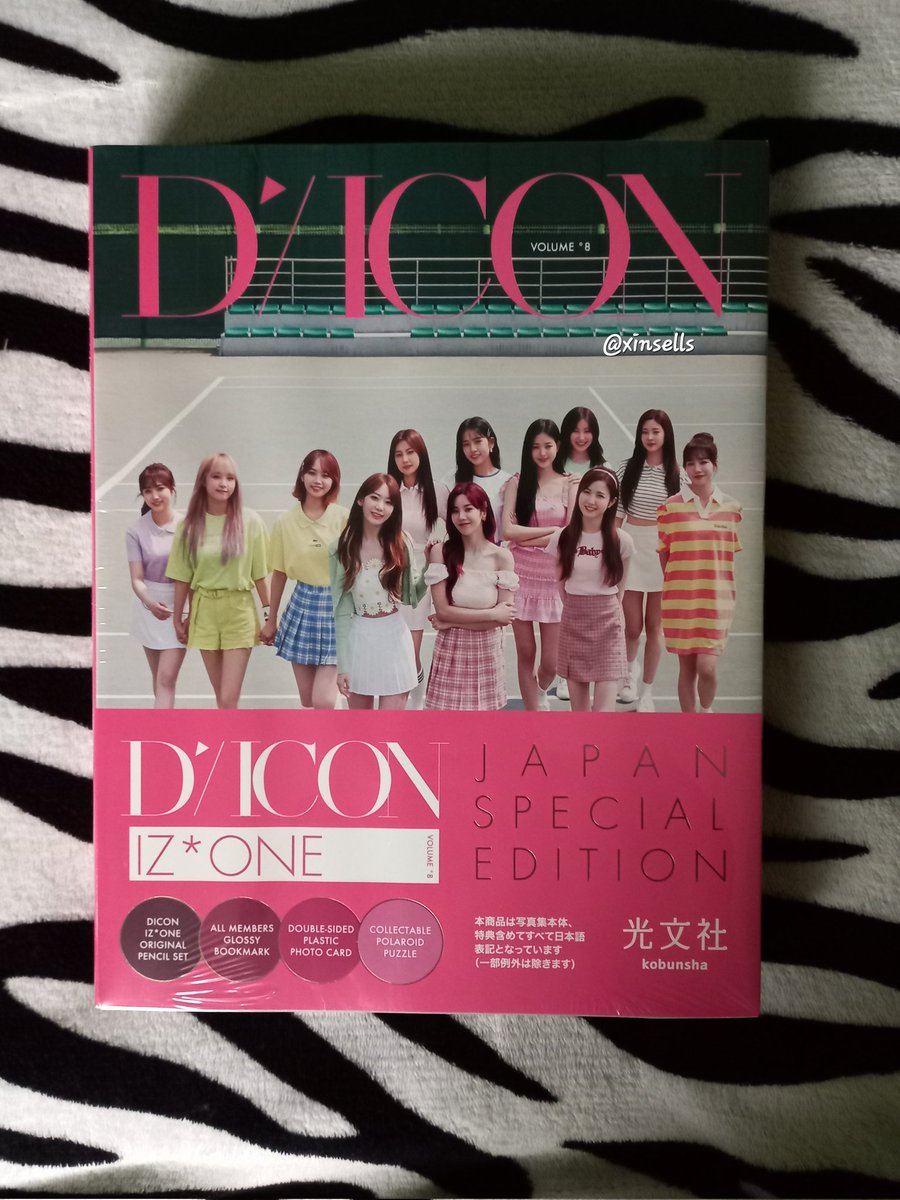 xinsells's tweet photo. #xinsells
Dicon vol.8 IZ*ONE Photobook 
"LOOK AT MY iZ" JAPAN EDITION [SEALED]
(P 2.2k) 
with free Kwon Eunbi standee

Bonuses for Japanese Edition:
- Original pencils (5 PCS)
- 12 clear bookmarks
- 12 reversible photo cards
- 36 polaroid cards

💳 mop : gcash/bdo
🚚 mod: sco https://t.co/rvfYEOwOnr