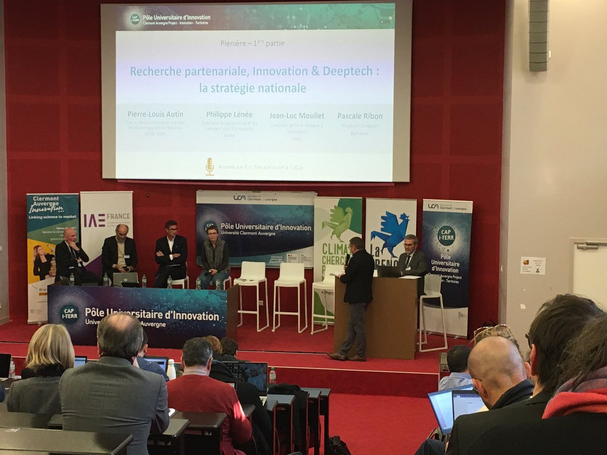 🚀 Nous sommes actuellement aux #AssisesdelInnovation portées par l’<a href="/UCAuvergne/">UCA</a> pour présenter le pôle univers d’innovation #PUI CAP I-TERR ! Découvrez comment le PUI fédère les acteurs pour transformer le monde socio-économique grâce à la #recherche 💪