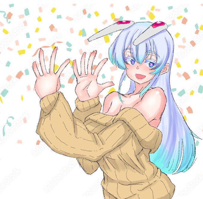 「その指サックとクソダサ眼鏡はあんまりだろ」ってマイソウルがつぶやいたので普通の格好に描き直しました。
改めてせんきゅー!おめでとうもてんきゅー! 