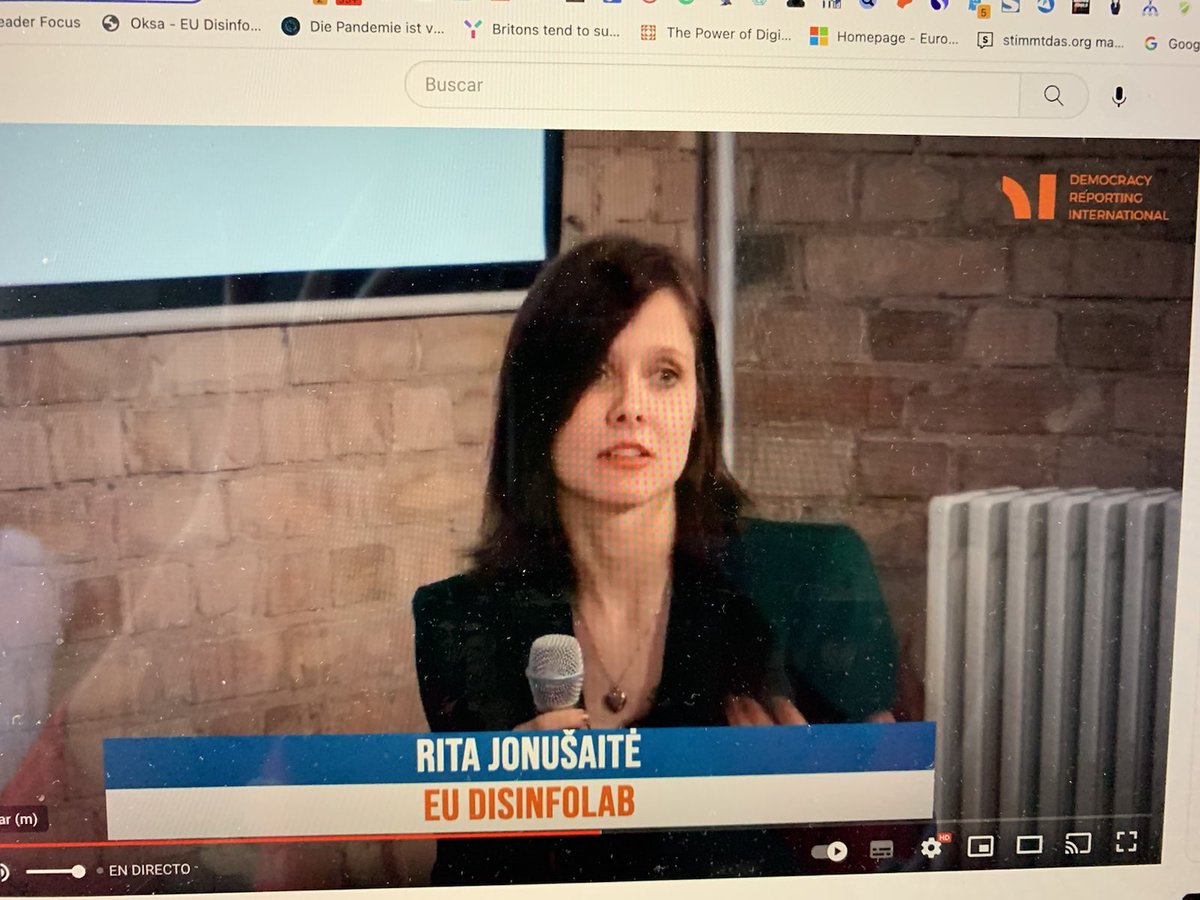 RitaJonusaite's tweet photo. I had the pleasure to talk about the impact of #DSA on #disinformation on behalf of @DisinfoEU ☺️thanks @DemocracyR for the opportunity and especially for spelling my name correctly, the effort is much apprciated ❤️#disinfoconf https://t.co/lL0Cld96XO