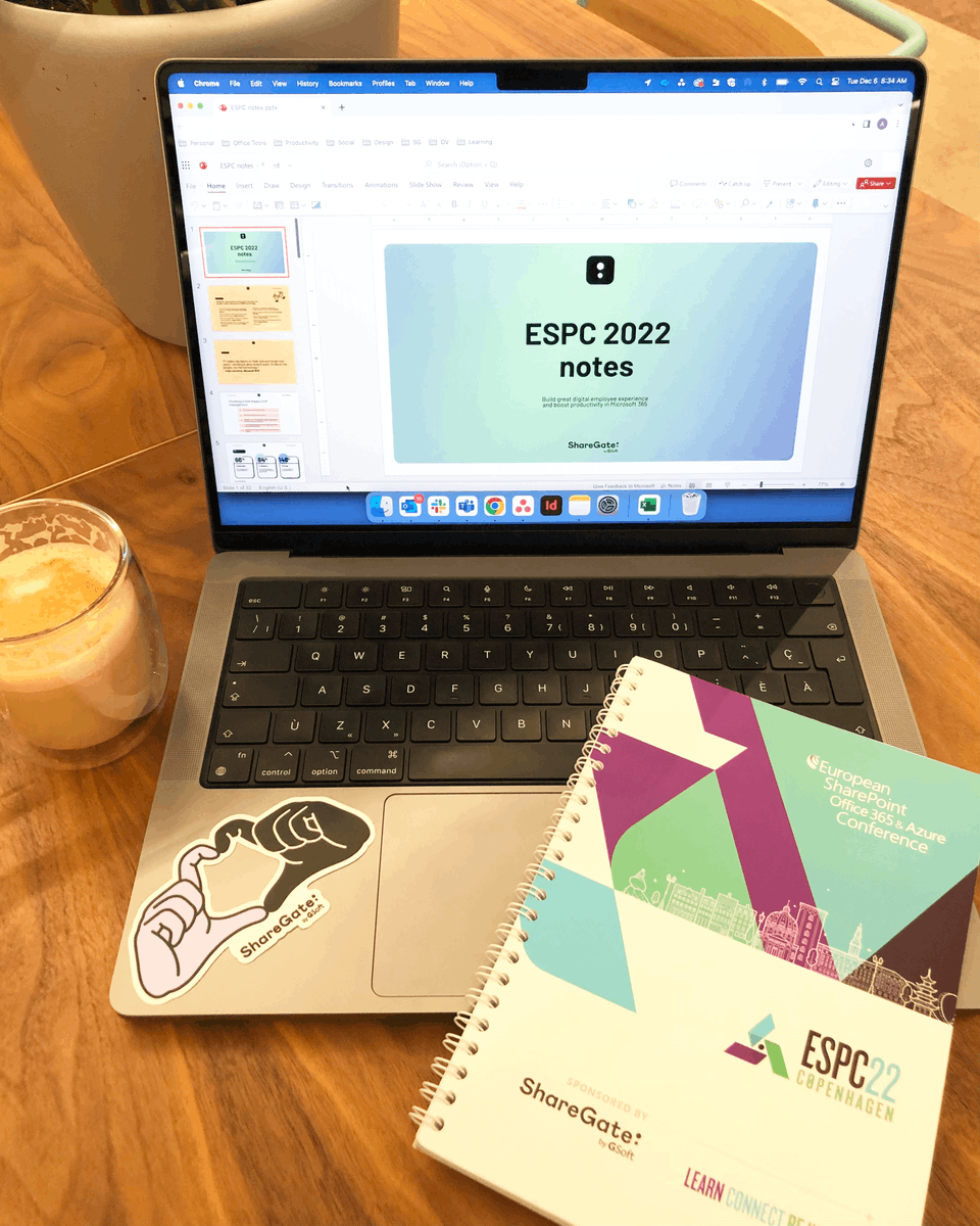 Our team has started compiling all our notes from #ESPC22. There’s a lot. 
We’re very excited to share our learnings with you! 🙌 

Shoutout to some great sessions by <a href="/kettukari/">Karoliina Kettukari</a> <a href="/amandassterner/">💫🌙 Amanda Sterner 💫🌙</a> <a href="/AntjeLamartine/">Antje Lamartine</a> <a href="/jappie1981/">Jasper Brinks</a> <a href="/susanhanley/">Susan Hanley</a> <a href="/beatrizoliveira/">Beatriz Oliveira</a>, among many others! 💪