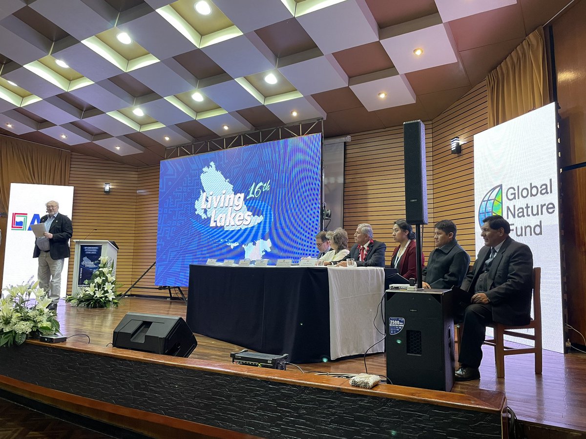 Global_Nature_F's tweet photo. Just opened the 16th Living Lakes Conference #LLC16 @LivingLakesNet https://t.co/lIn3UEfMct