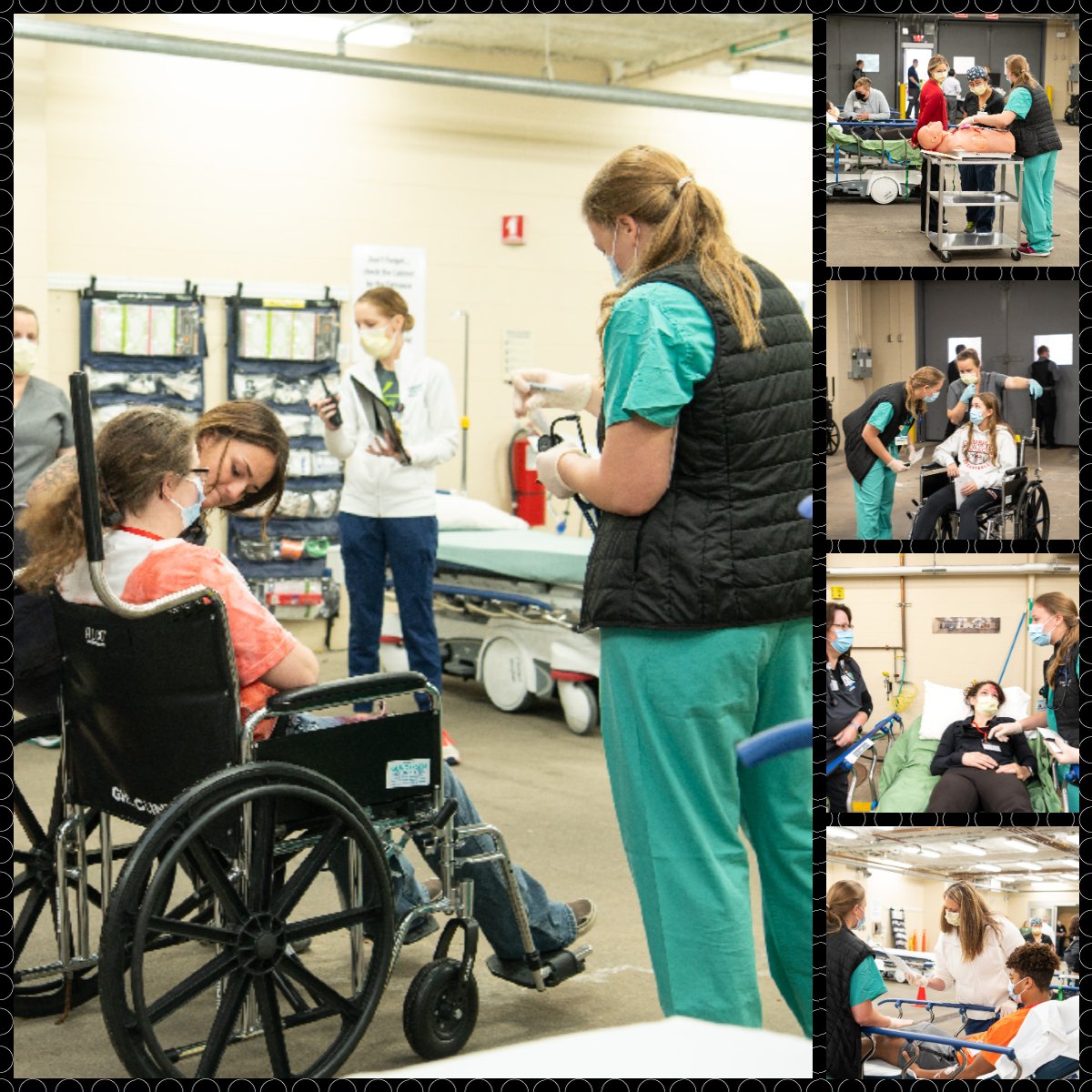GundersenMedEd's tweet photo. Katie Meyer, PA, one of our Emergency Medicine PA Fellows, recently participated in Gundersen's Emergency Services Fall Disaster Drill. This was a fantastic opportunity for her to develop & practice her response to a mass casualty incident. #meded #PAfellow https://t.co/A9kAbwTw6w