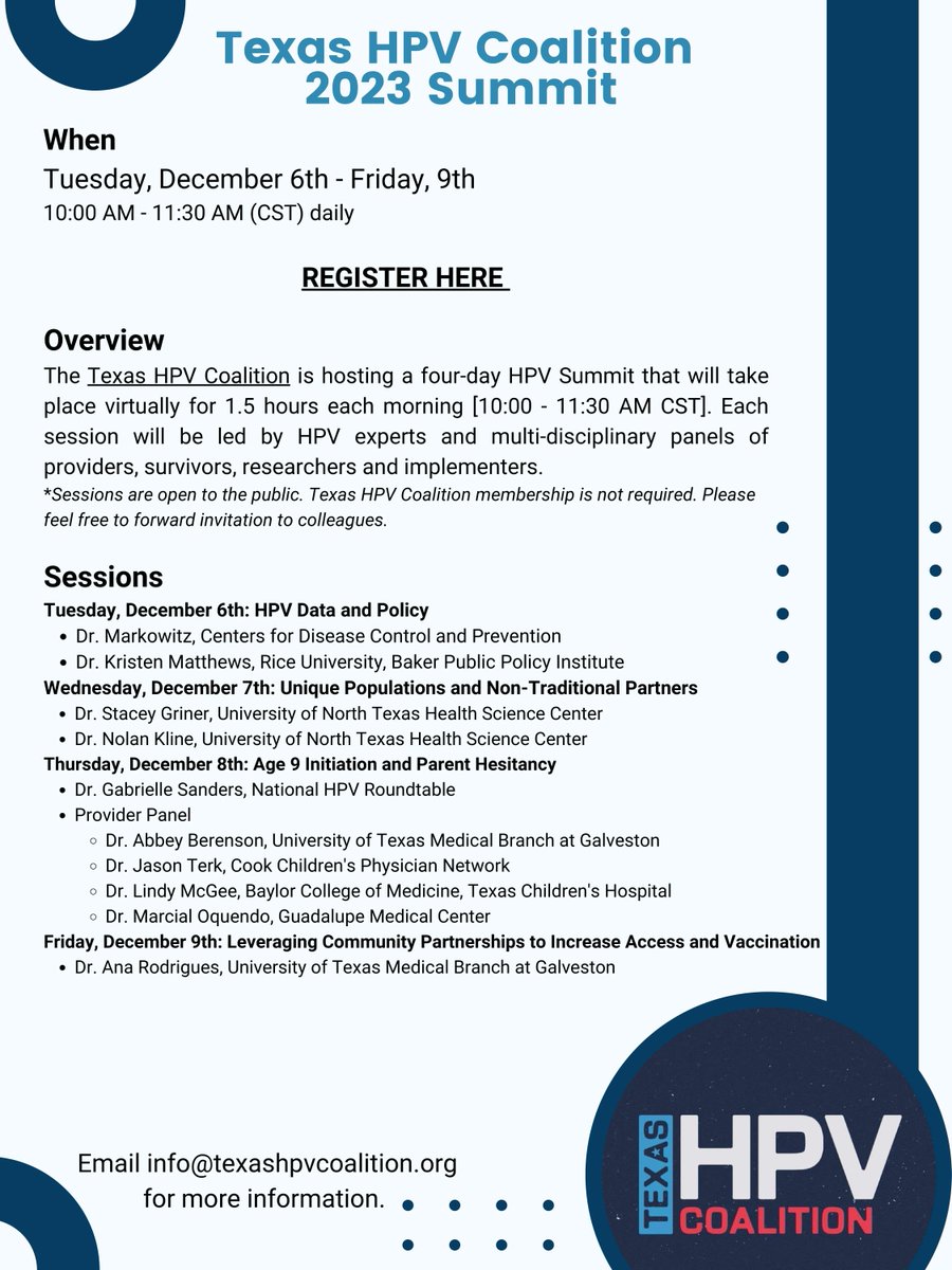 ACS National HPV Vaccination Roundtable tweet media