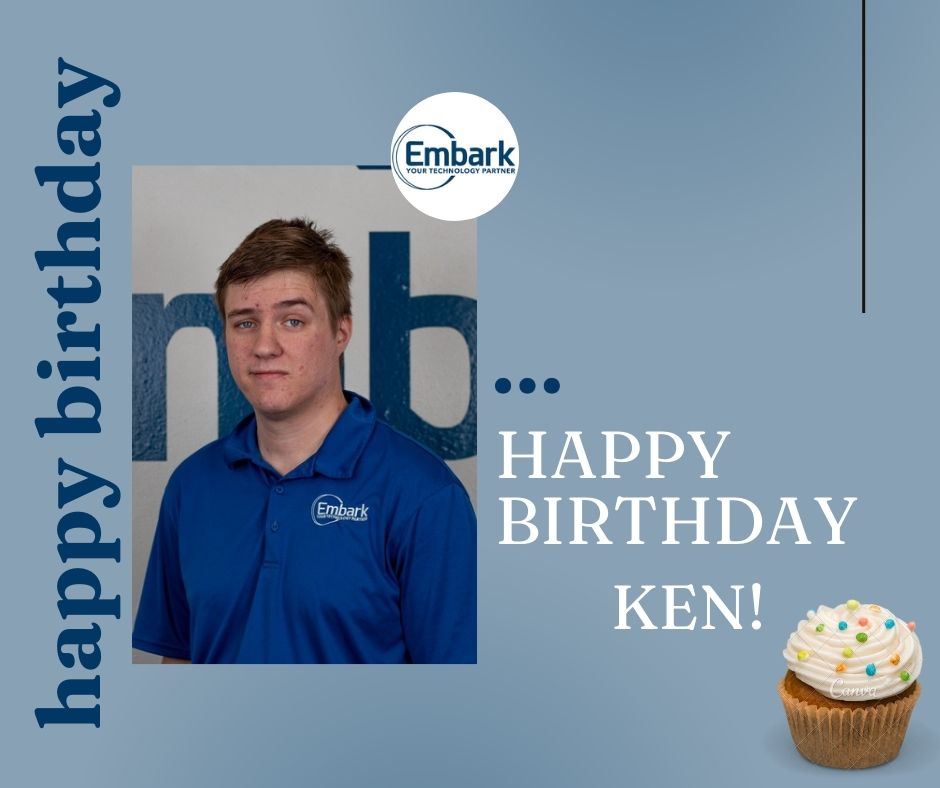 EmbarkIT's tweet photo. Happy Birthday, Ken! Thank you for being a valuable part of our team!
#happybirthday #audiovisual #avinstallation #teammember #embarkit https://t.co/vPclDD8WR7
