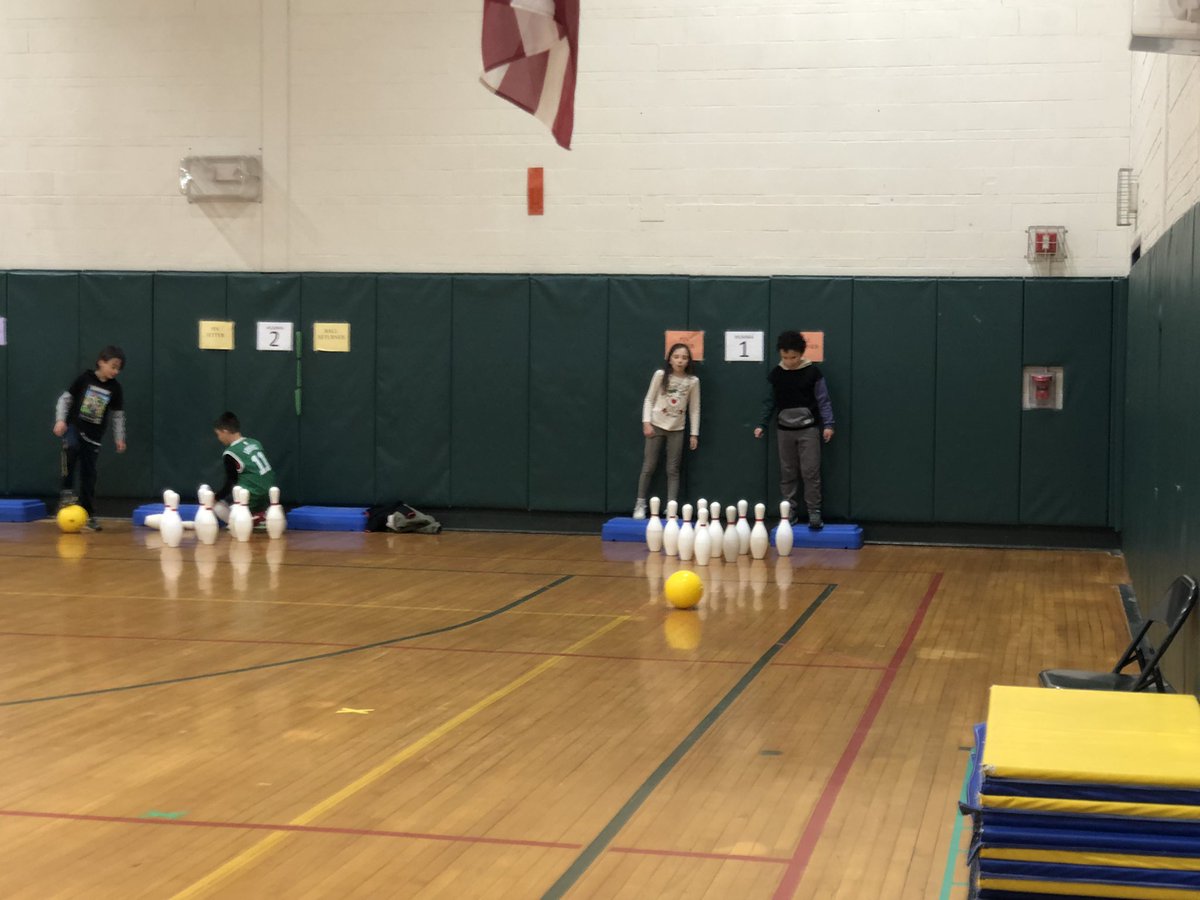 The SNIS Bowling Alley is open for business!!! 🎳  <a href="/SNIS_CT/">Sarah Noble School</a>