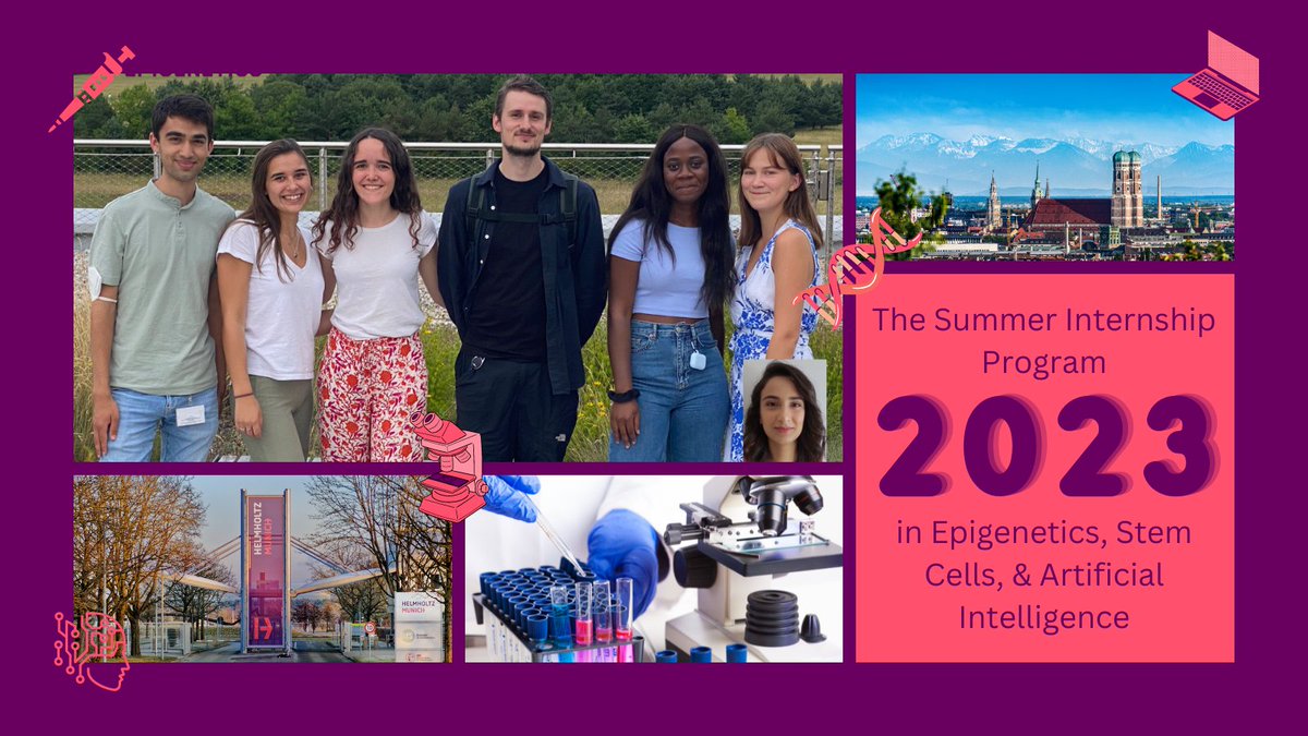 epigeneticsHMGU's tweet photo. Presents come early this year 😉

Soon the call for our Summer Internship Program 2023 for #Epigenetics, #StemCells, &amp; #ArtificialIntelligence @HelmholtzMunich  featuring experimental and computational projects will open!
For further information go here ➡️https://t.co/Vysr42dWfl! https://t.co/Ep8ablHLZI