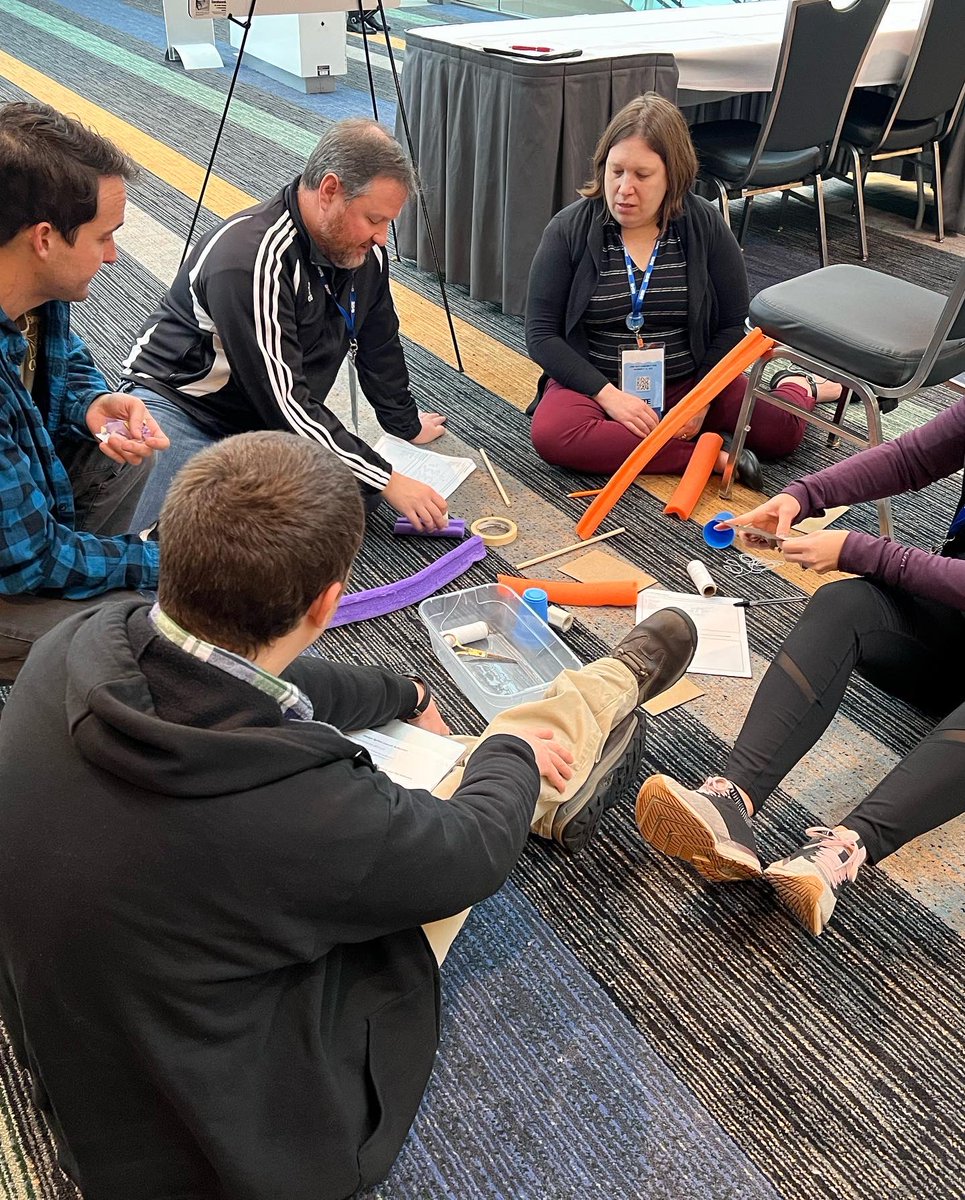 t3ch3duc's tweet photo. Attendees engaging in a Design Sprint! Great way to encourage students to analyze, think critically, design, re-design, and collaborate in order to solve real-world issues. #VSTE22 #SeasTheDay #DiveIntoLearning #VABeach https://t.co/pdyn1E0YvQ