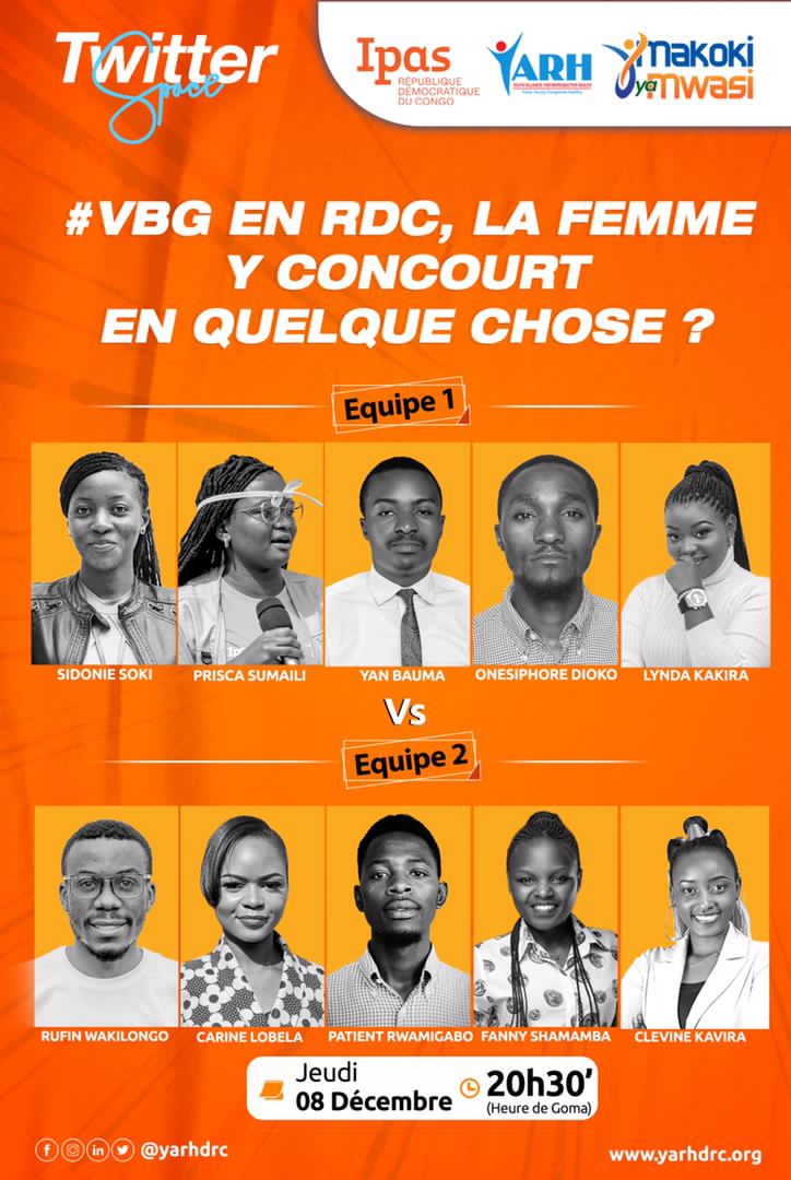 KabikaKetsia's tweet photo. Clôturons la campagne de 16 jours d'activisme avec ce débat 100% jeunes avec @YARHDRC.
#StopVBG
#Stopcoercitionreproductive
#Makokiyamwasi https://t.co/twDlJSp2p3