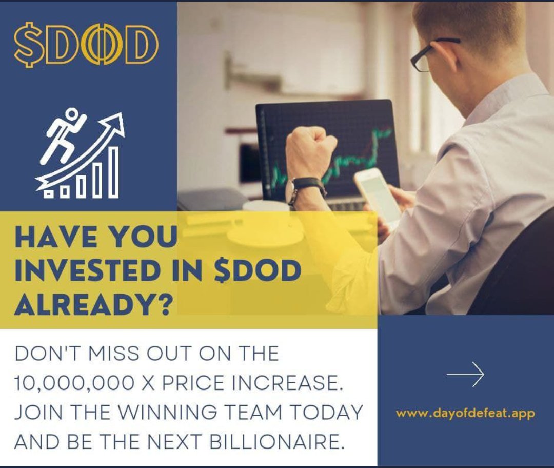 DOD is a good project. After one year's experience, a large number of loyal iron powders have been harvested. I hope the project party will live up to the efforts of every iron powder!
@dayofdefeatBSC