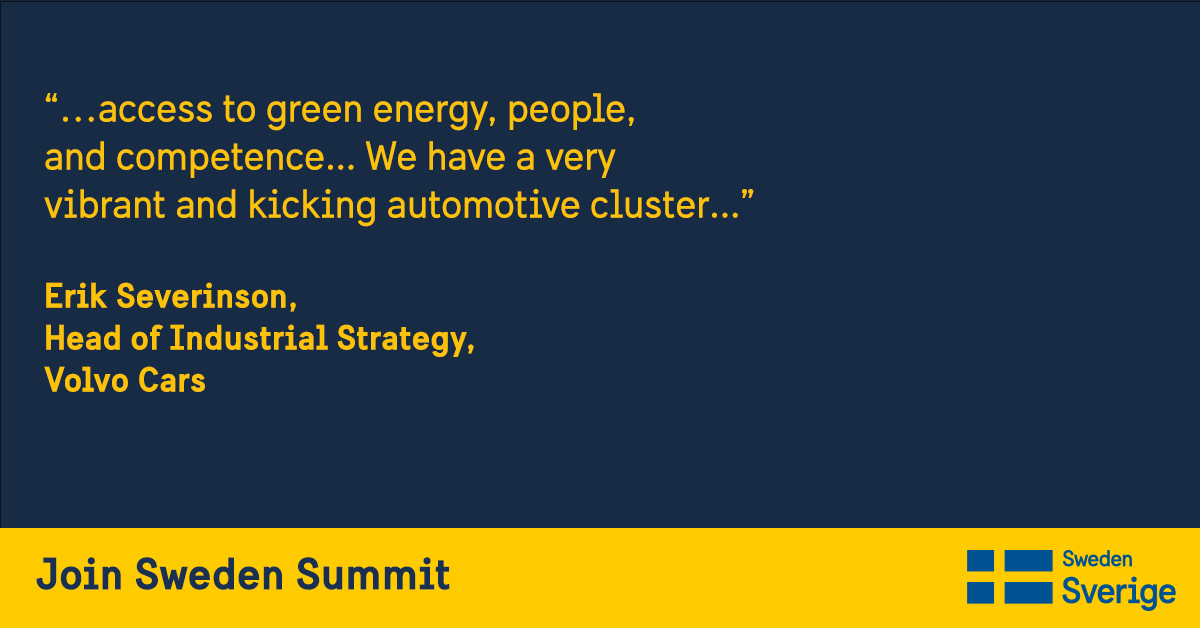 BusinessSweden's tweet photo. Transport for the future is here. And Sweden is helping companies push the boundaries of what was ever thought possible.
The challenges are being turned into opportunities through innovative collaboration – will you be part of the journey? https://t.co/W6RHZO6s92
#JoinSweden https://t.co/9pFivqX3YO