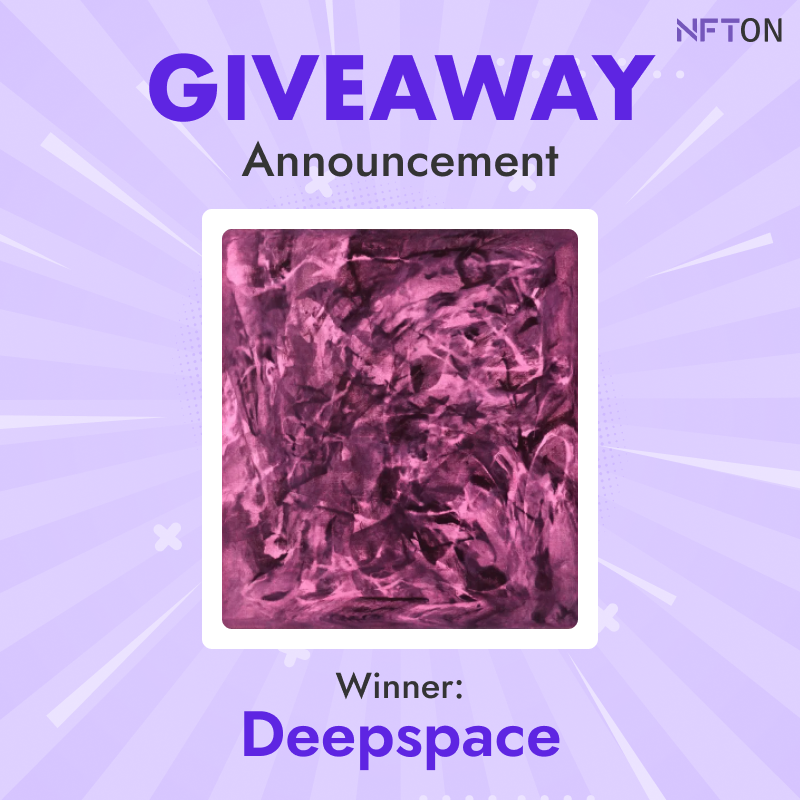 nftonmarket's tweet photo. Congratulations @deepspace for participating and winning @nftonmarket Giveaway.
#nfton #nftart #nftgiveaway https://t.co/mip6GxtaBP