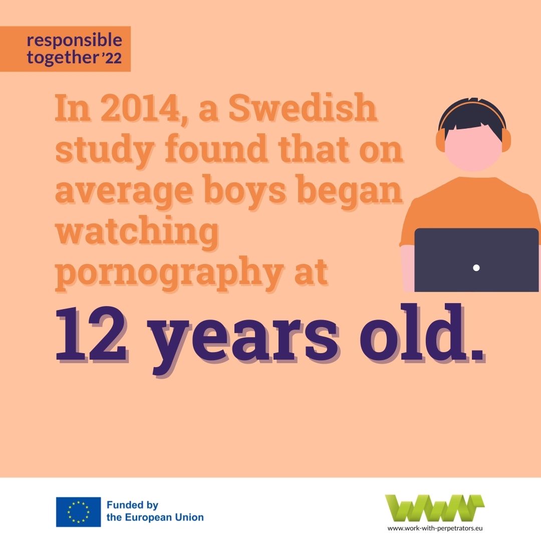 wwp_en's tweet photo. A Swedish study found that boys started watching online pornography at an average of 12 years old! It is crucial to start talking to your children about porn as early as possible. Find helpful resources: https://t.co/qH9kJ5Az2O
#TeachRespect #ResponsibleTogether22 #16Days #wwpen https://t.co/Ns0q3o6W5q