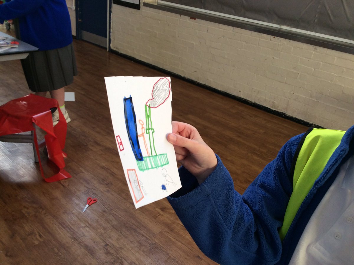 GSPSRussia's tweet photo. We added layers and colour to our Lowry drawings from yesterday @GwladysStPrim #gspsart https://t.co/3ro7oRxDV1