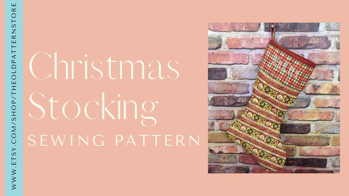 ReidLalita's tweet image. Add your own creative style to your Holiday decorations with this easy sewing pattern for a cuffed Christmas Stocking with embroidery spot on cuff. 
Find it and more at the Old Pattern Store 
etsy.com/listing/134992…
#christmasstockingpattern #easysewingpattern #patternstore