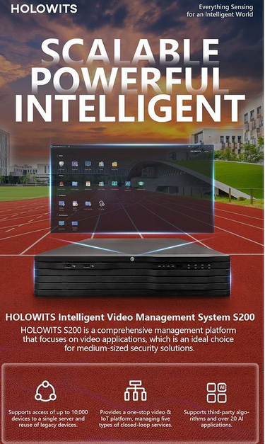 SurveillanceCbc's tweet photo. Integrated with third-party cameras, NVRs, and platforms to realize transformation. #HOLOWITS S200, powered with basic video capability, management center and comprehensive security capability, meets the requirements of intelligent campus security solutions. we Capture it all https://t.co/PwFlZn3JKI