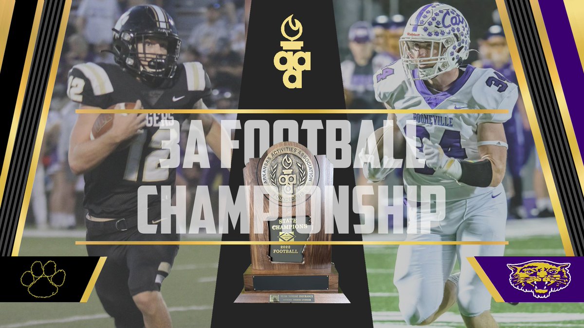 .<a href="/BoonevilleF/">Booneville Bearcat Football</a> is in the state championship game for the 10th time in school history while rival <a href="/tiger_fb/">Charleston Tiger Football</a> is making their 8th trip to the finals. 

You can watch these two small school powers lock up Saturday night at 6:30pm live on <a href="/ArkansasPBS/">Arkansas PBS</a>!

Who you picking?