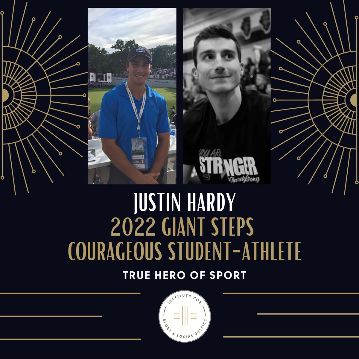 The Institute for Sport & Social Justice (@institutessj) on Twitter photo Justin Hardy <a href="/jhardy_32/">Justin Hardy</a> (posthumous), Giant Steps Courageous Student-Athlete honoree, was the 2nd leading scorer & Rookie of the Year <a href="/WashUBasketball/">WashU Basketball</a> in St. Louis, while battling stage four stomach cancer.
1 of 2 Justin Hardy <a href="/jhardy_32/">Justin Hardy</a> (posthumous), Giant Steps Courageous Student-Athlete honoree, was the 2nd leading scorer & Rookie of the Year <a href="/WashUBasketball/">WashU Basketball</a> in St. Louis, while battling stage four stomach cancer.
1 of 2