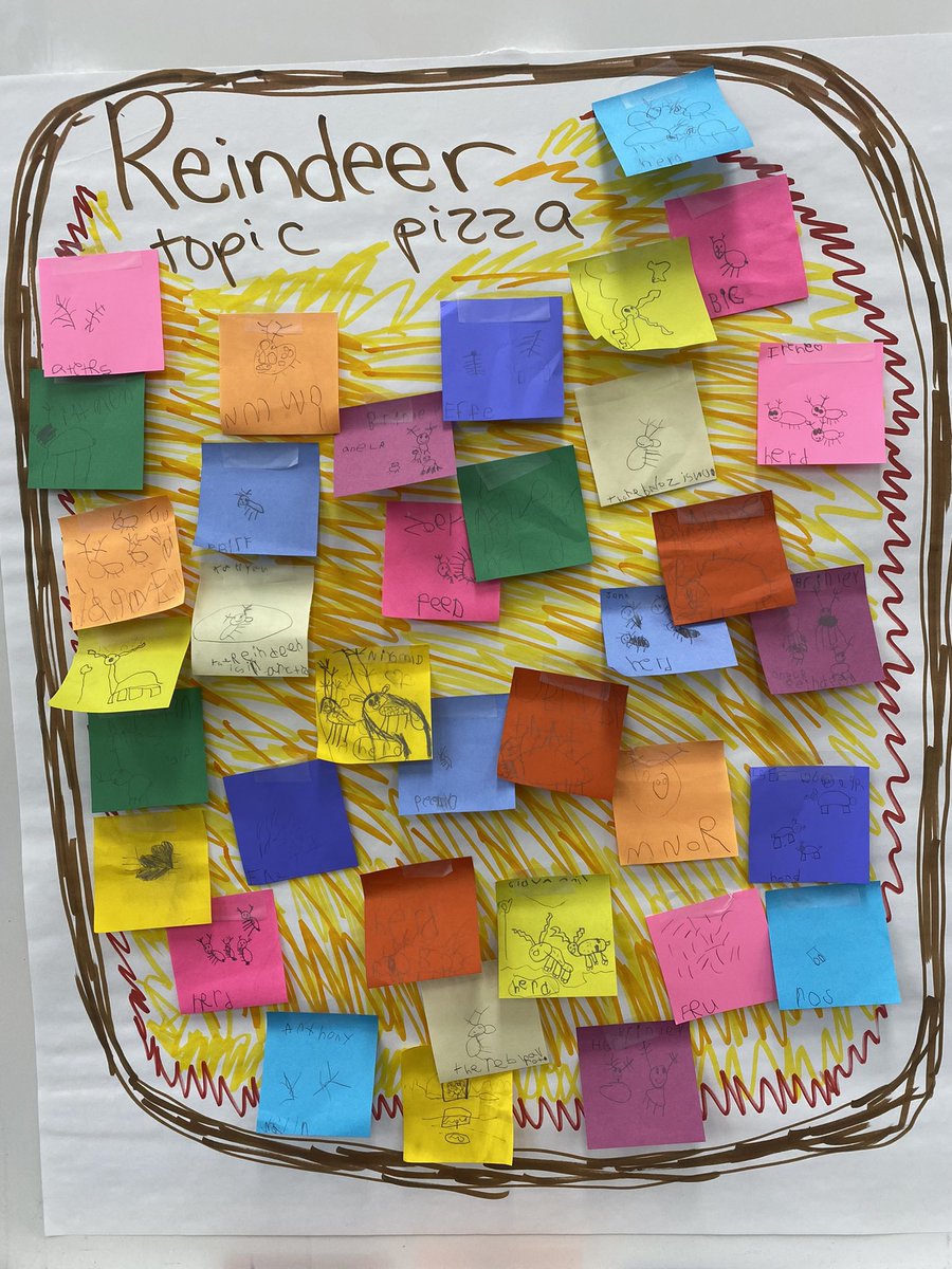 My <a href="/claywellcougars/">Rob Jones</a> kindies worked so hard this morning on 3 details on our Reindeer Main Topic Pizza 🍕🦌 now they’re physically exercising their brains at recess 🏃 I’m so proud of all of the work they’re putting in 💙