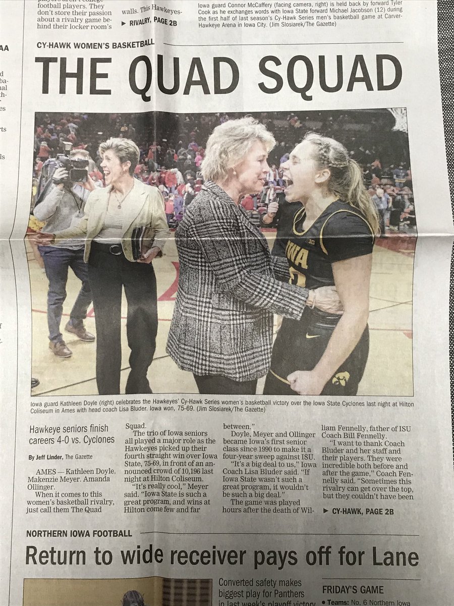 Jeff Linder on Twitter "2019, at Ames Iowa 75, Iowa State 69."