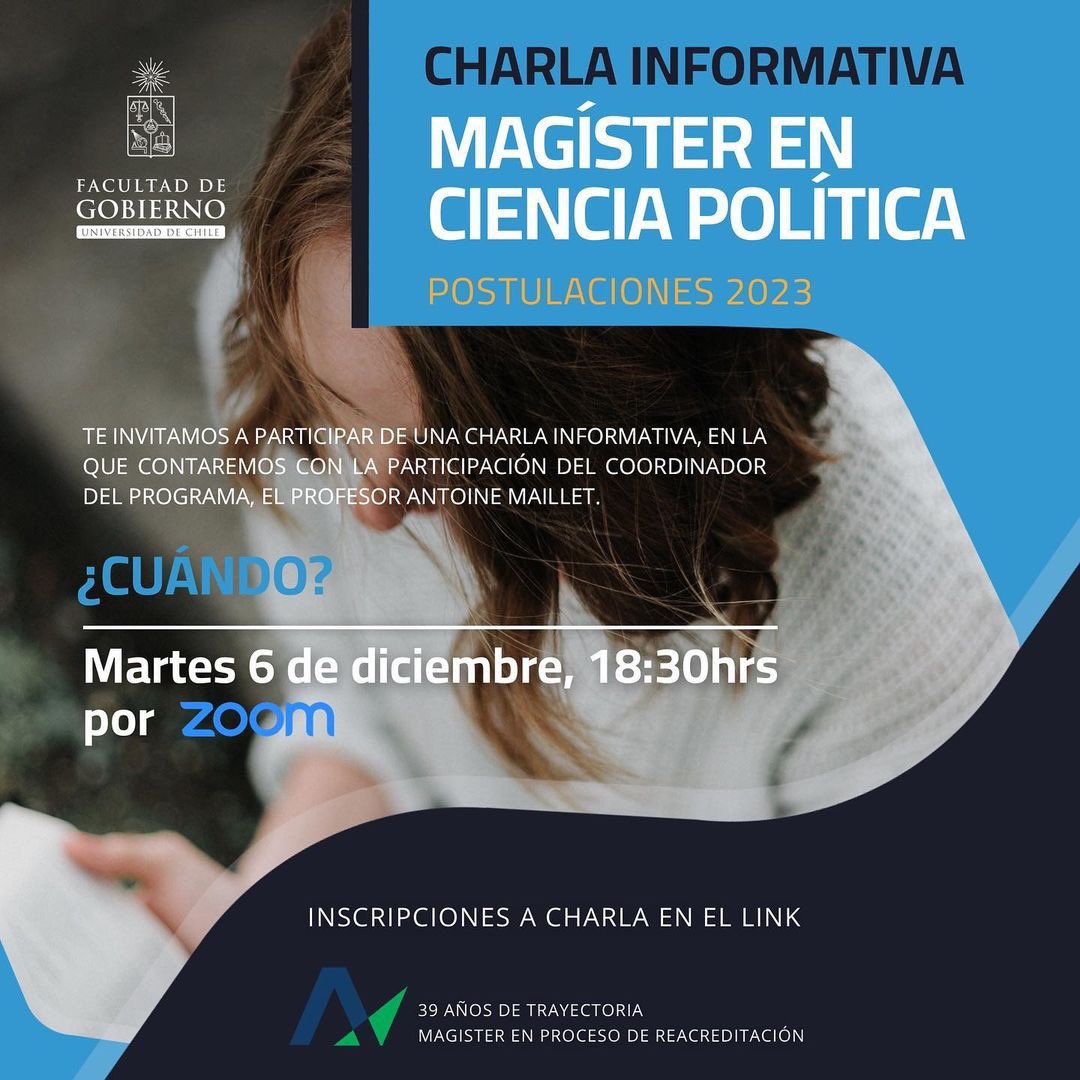 Magíster en Ciencia Política UChile tweet media