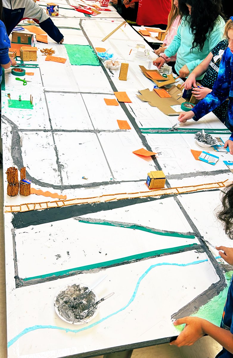Deerfield elementary STEAM class building a diorama of their town.  Engineering, teamwork, and excitement to finish out the semester.  <a href="/SuptMrE/">Tyson Eslinger</a> <a href="/PrincipalBall/">Heather BALL</a> <a href="/swplains/">Southwest Plains</a>