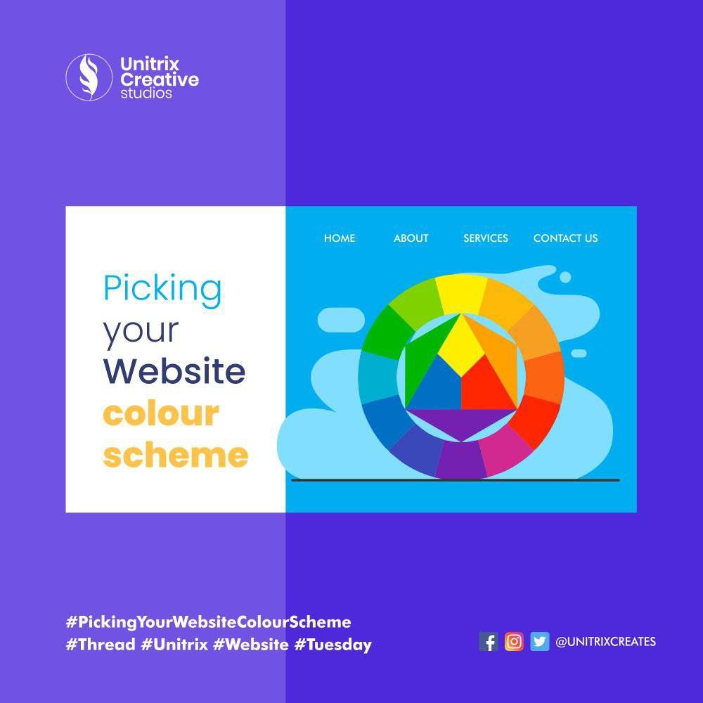 unitrixcreates's tweet image. Colors have feelings and emotions they elude. 

It takes a good appreciation for the color wheel and color theory to inform your choices of a color scheme for your website.

Every color has a voice and what it says must match the voice and personality of your website. #unitrix