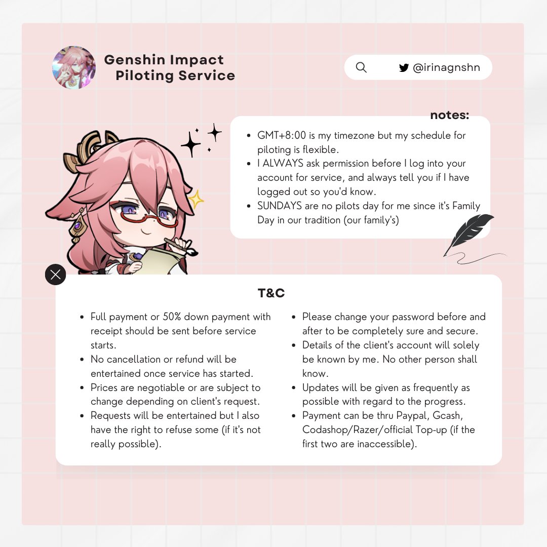 irinagnshn's tweet photo. Henlo~ 
Forms are now available! I've separated the forms for the whole service master list and for the Exploration Service since I accept (for that specific pilot) with a limit so yeah HAHAHA

pilot services: https://t.co/nlxUupS350
Exploration Service: https://t.co/XRpiUNfbRm https://t.co/CTOseivrAp